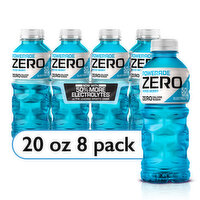 Powerade Zero Sports Drink, Mixed Berry, 20 fl oz, 8 Each