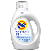Tide Free & Gentle Liquid Laundry Detergent, 64 loads 92 fl oz, HE Compatible, 92 Ounce