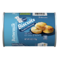 Pillsbury Biscuits, Buttermilk, Southern Homestyle, 5 Each
