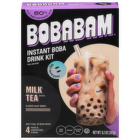 Boba Bam Boba Drink Kit, Instant, Milk Tea Inspired, 4 Each
