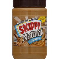 Skippy Peanut Butter Spread, Natural, Creamy, 40 Ounce