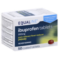 Equaline Ibuprofen, 200 mg, Coated Tablets, 50 Each