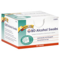 BD Alcohol Swabs, 100 Each