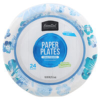 Essential Everyday Paper Plates, Dailyware, 10.06 Inch, 24 Each