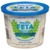 Odyssey Feta, Crumbled, Traditional, 12 Ounce