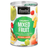 Essential Everyday Mixed Fruit in 100% Juice, Chunky, 15 Ounce