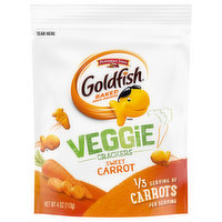 Goldfish Veggie Crackers, Sweet Carrot, 4 Ounce
