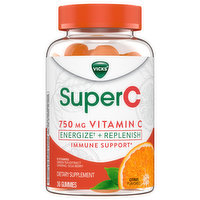Vicks  Super C Vitamin C, 750 mg, Gummies, Citrus Flavored, 36 Each