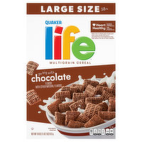 Life Cereal, Multigrain, Chocolate Flavor, Large Size, 18 Ounce