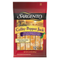 Sargento Cheese Snacks, Colby-Pepper Jack, 12 Each