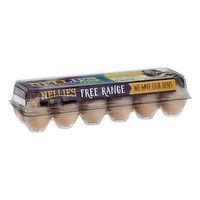 Nellie's Eggs, Brown, Free Range, Large, Grade A, 12 Each