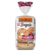 Thomas' Bagels, Cranberry, Pre-Sliced, 5 Each