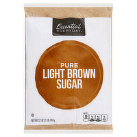 Essential Everyday Sugar, Light Brown, Pure, 32 Ounce