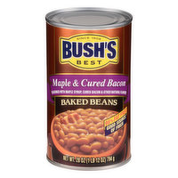 Bush's Best Maple & Cured Bacon Baked Beans, 28 Ounce