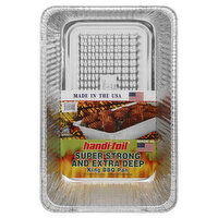 Handi-Foil Pan, King BBQ, Super Strong and Extra Deep, 1 Each