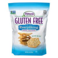 Miltons Baked Crackers, Everything, Gluten Free,, 4.5 Ounce