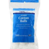 Equaline Cotton Balls, Jumbo, 200 Each