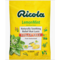 Ricola  Sugar Free Lemon Mint Herb Throat Drops