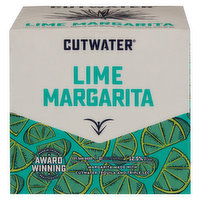 Cutwater Cocktails, Lime Margarita, 4 Each
