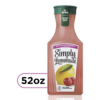 Simply  Lemonade With Raspberry, All Natural Non-Gmo, 52 Fluid ounce