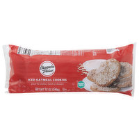 Shoppers Value Oatmeal Cookies, Iced, 12 Ounce