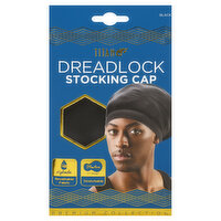 Titan Stocking Cap, Dreadlock, Black, 1 Each