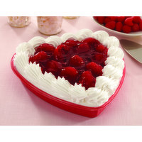 Cub Bakery Fresh Strawberry Yellow Heart Cake, 1 Each