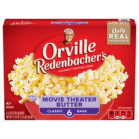 Orville Redenbacher's Movie Theater Butter Flavored Microwave Popcorn, 6 Each