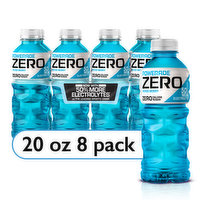 Powerade Zero Sports Drink, Mixed Berry, 20 fl oz, 8 Each