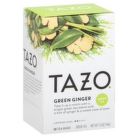 Tazo Green Tea, Green Ginger, Bags, 20 Each