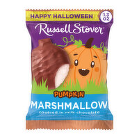 Russell Stover Halloween Marshmallow, Happy Halloween, Pumpkin, 1.3 Ounce