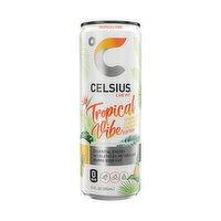 CELSIUS Sparkling Tropical Vibe, Essential Energy Drink, 12 Fluid ounce