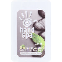 Hand Spa Hand Sanitizer, Instant, Citrus Scented, 0.67 Ounce