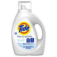 Tide Free & Gentle Liquid Laundry Detergent, 84 fl oz, 64 Loads, 84 Fluid ounce