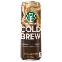 Starbucks Coffee Drink, Vanilla Sweet Cream, Premium, Cold Brew, 11 Fluid ounce