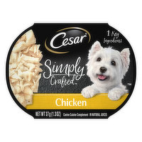 Cesar  Simply Crafted Chicken Canine Cuisine Complement, 1.3 Ounce