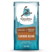 Caribou Coffee Caribou Blend Medium Roast Ground Coffee, 12 Ounce