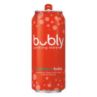 bubly Sparkling Water, Strawberry, 1 Each