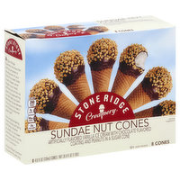 Stoneridge Creamery Sundae Nut Cones, 8 Each