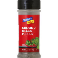 Shoppers Value Black Pepper, Ground, 2.5 Ounce