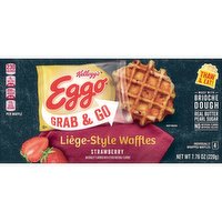 Eggo Frozen Grab & Go Waffles, Strawberry, 7.76 Ounce