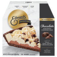 Edwards Cheesecake, Chocolate, Whipped, 23.9 Ounce