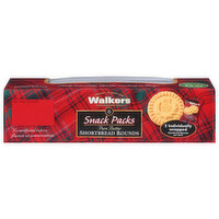 Walkers Shortbread Rounds, Pure Butter, Snack Packs, 6 Each