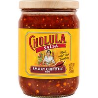 Cholula Smoky Chipotle - Hot Salsa, 12 Ounce