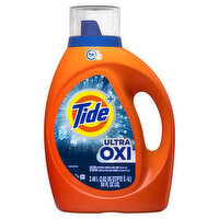 Tide Ultra Oxi Liquid Laundry Detergent, 59 loads, 84 fl oz, HE Compatible, 84 Fluid ounce