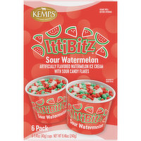 Kemps IttiBitz Sour Watermelon, 6 Each