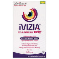 Similasan Ivizia Wipes, Eyelid Cleansing, 20 Each