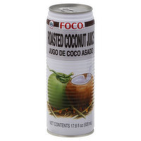 FOCO Coconut Juice, Roasted, 17.6 Ounce
