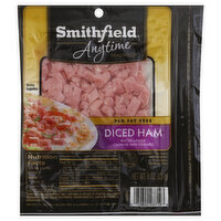 Smithfield Anytime Favorites Ham, Diced, 8 Ounce