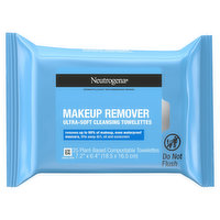 Neutrogena Cleansing Towelettes, Ultra-Soft, Makeup Remover, 25 Each